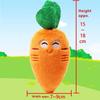 2pcs Pet Toy Carrot Cute Puppy Pet Supplies Plush Chew Sound Squeaky Funny Pet Supplies