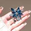 Flower Brooch Rhinestone Decor Hollow Out Formal Suit Coat Collar Hat Scarf Clothes Pin Prom Party Garment Jewelry.
