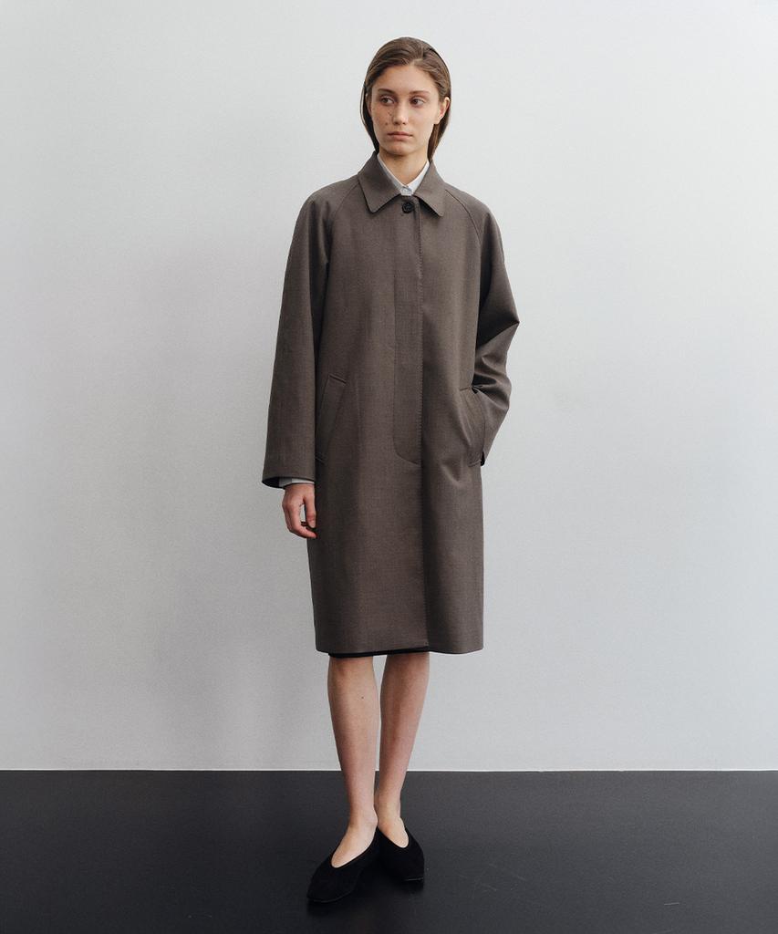 LOTE Wool Blend Mac Coat