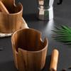Контейнер для кофейной гущи Knock The Slag Bucket Контейнер для молотого кофе Деревянный бак для выбивания Кофейные аксессуары Инструменты бариста