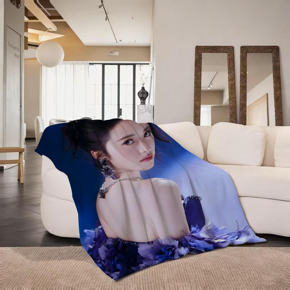 Celebrity S Shen Y Yue Throw Flannel Throw Blanket Suitable for Sofa Living Room Bedroom