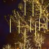 Outdoor Solar Star Waterfall String Lights