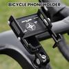 1 Set Mobile Phone Stand Aluminum Alloy Bike Phone Holder 360-degree Rotatable Cycling Phone Bracket Bike Accessories