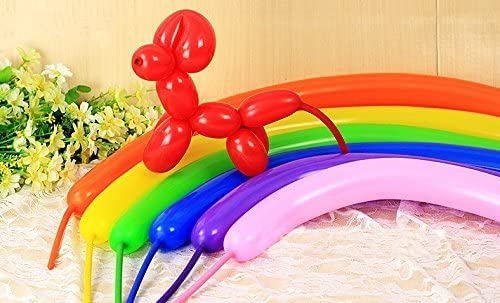 CCINEE удлиненный воздушный шар длинный волшебный воздушный шар волшебный воздушный шар художественный карандаш твист воздушный шар цвет случайный (Набор 100)