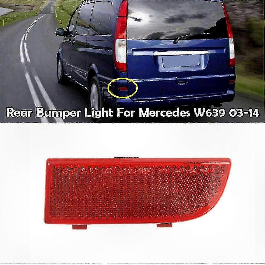 Mercedes Vito Viano W639 Right Rear Bumper Reflector Light Replacement 6398260140 6398260540
