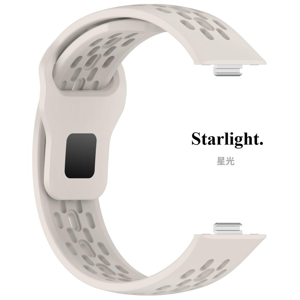 Спортивный силиконовый ремешок для Huawei Watch Fit 4/3 Дышащий Удобный Легко регулируемый Браслет для Huawei Watch Fit 4 Pro Correa