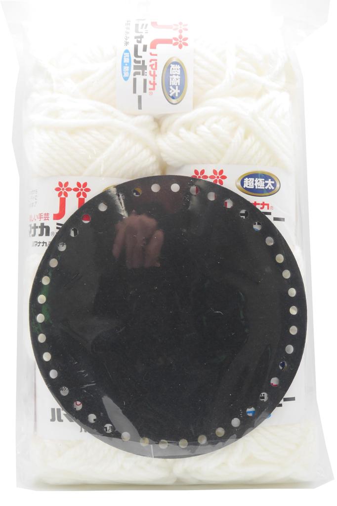 Hamanaka Сумка-шоппер для вязания крючком Star Crochet, примерно 30 см в ширину и 24 см в глубину, Jambony, Сделано в Японии, Набор, (Вязание Hamanaka) H320-008-008,