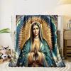 "Celestial Madonna in Blue Robe" print blanket soft and cozy perfect for the living room bed sofa or a nap,gift