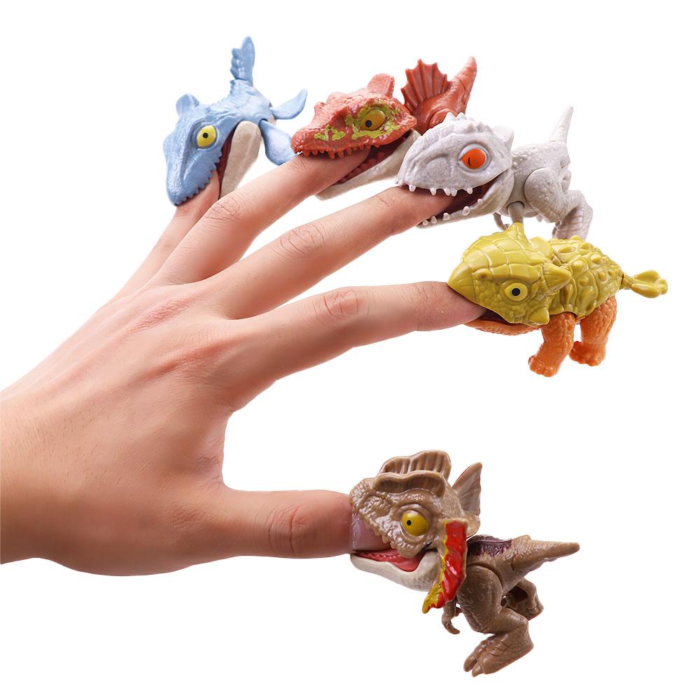 Simulation Family Games Bite Finger Game Practical Jokes Movable Joints Finger Dinosaur Model  Dino  Dinosaur
