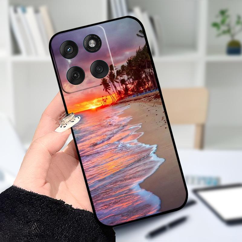 Для Motorola Edge 60 Fusion Мягкий чехол XT2503-4 Милый мультяшный силиконовый TPU чехол для телефона Для Moto Edge 60Fusion 5G Защитный Fundas