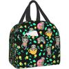 Sloth Lunch Bag for Women Men Insulated Lunch Box Washable Cooler Tote Bag Reusable Lunch Bags for Office Work Picnic Beach