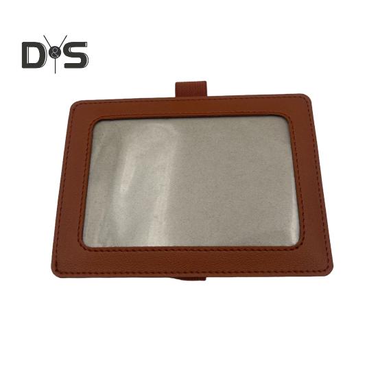 Car Picture Frame Faux Leather Vehicle Sun Visor Photo Holder for Car Display Your Photographs Both Vertically And Horizontally
