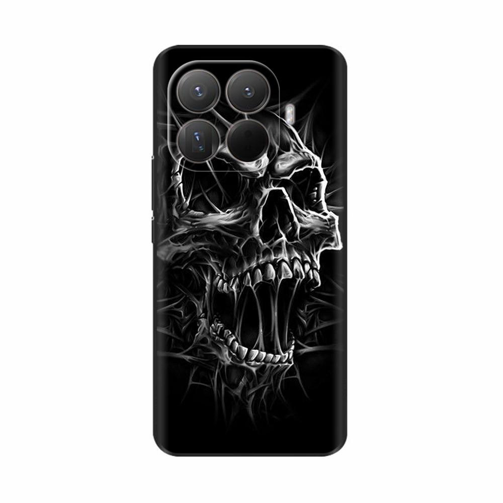 Чехол для Xiaomi 15T Pro Крутой Череп Мягкий Матовый Силиконовый Чехол-накладка для Xiaomi 15T mi15T Pro Funda Полная Защита Чехол для Телефона