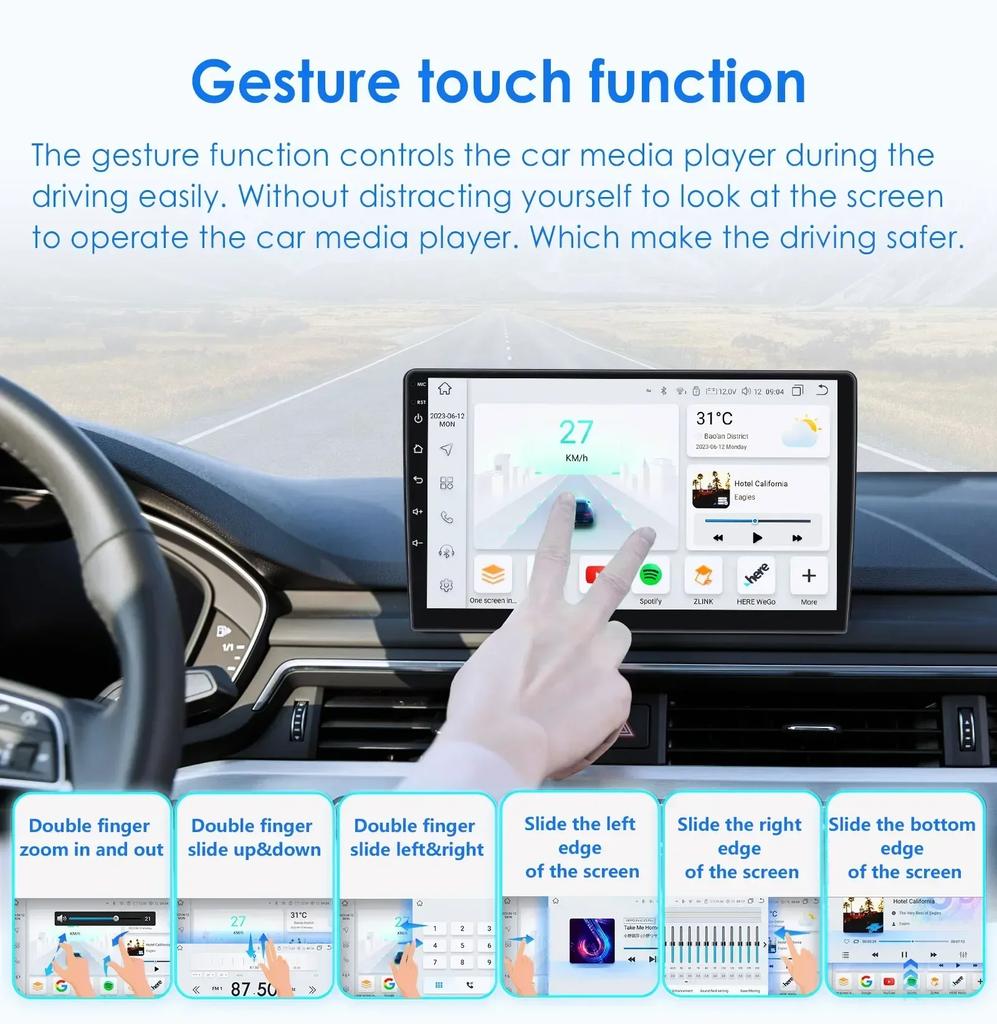 9 Inch 7862 Touch Screen for Seat leon 2 mk2 5 2005-2012 Car Multimedia Player Stereo Radio CarPlay 4G Head Unit WIFI FM RDS DSP