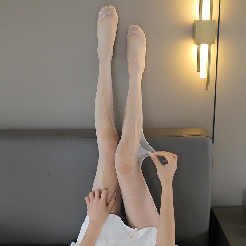 Женские чулки с кружевной кромкой большого размера - летний аксессуар для нижнего белья