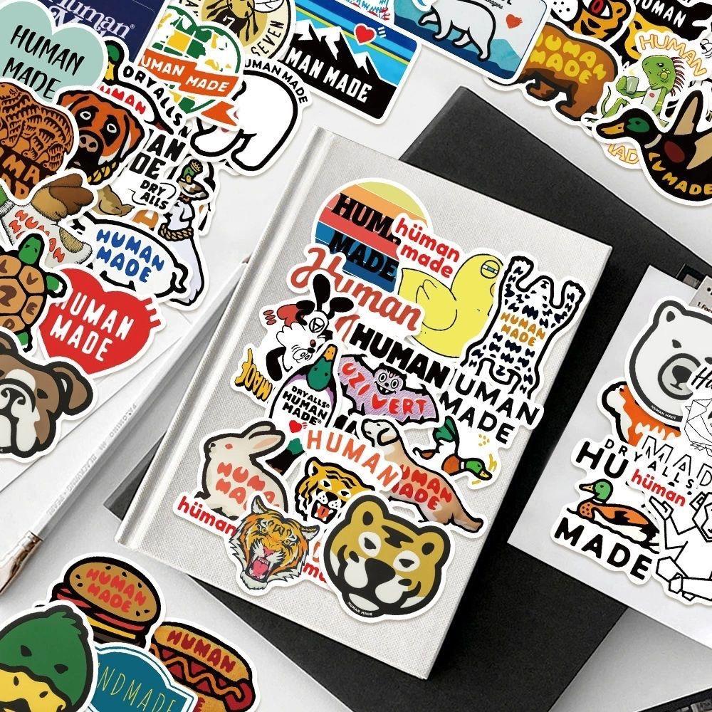 10/50 шт. крутые модные наклейки H-Human M-Made Nigo водонепроницаемые наклейки DIY упаковка для стакана с водой ноутбука скрапбука блокнота дневника наклейки