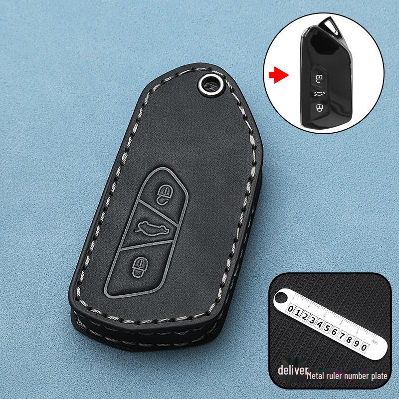 Чехол для автомобильного ключа Volkswagen 2024 для Lingdu, ID.3, Magotan, Passat, ID.4, Golf 8 - пряжка для сумки высокого класса