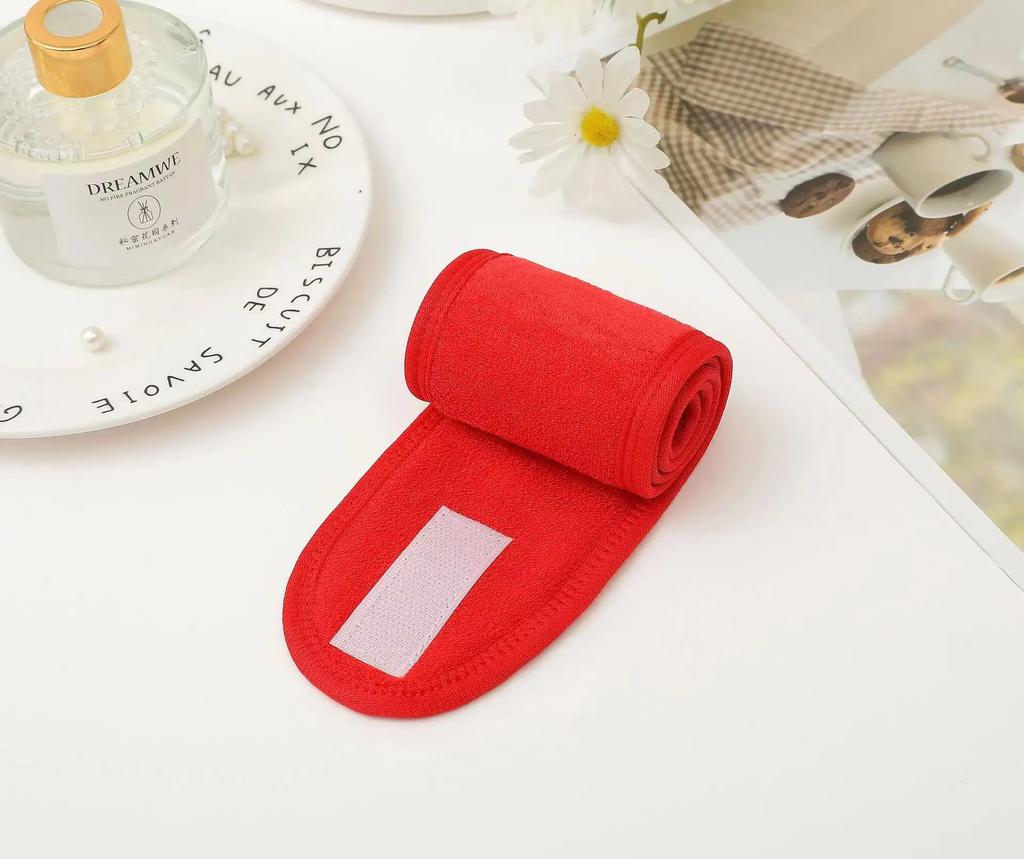 Adjustable Head Band Wide Hairband Yoga Spa Bath Shower Makeup Wash Face Cosmetic Headband for Women Ladies Make Up Accessories