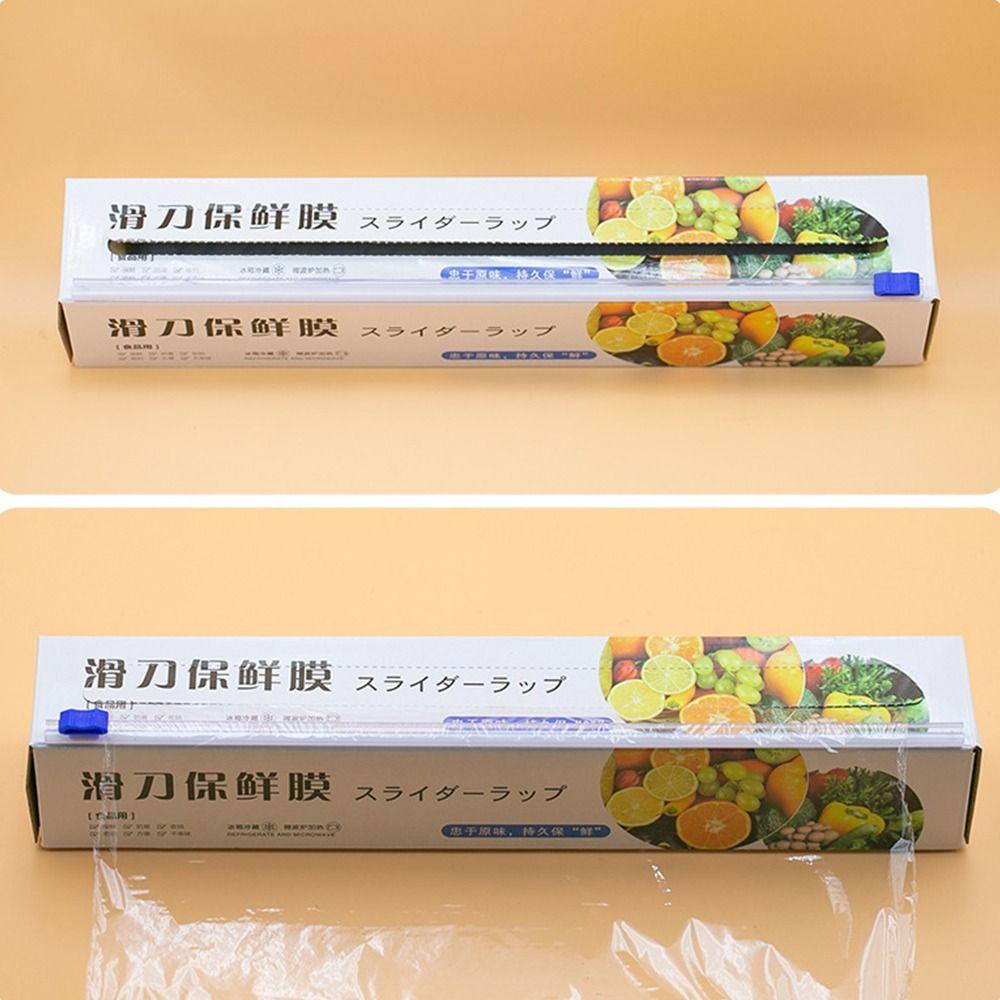 30x100m Sliding Food Wrap Film Disposable Food Cover Durable Roll Food Wrap Kitchen Accessories
