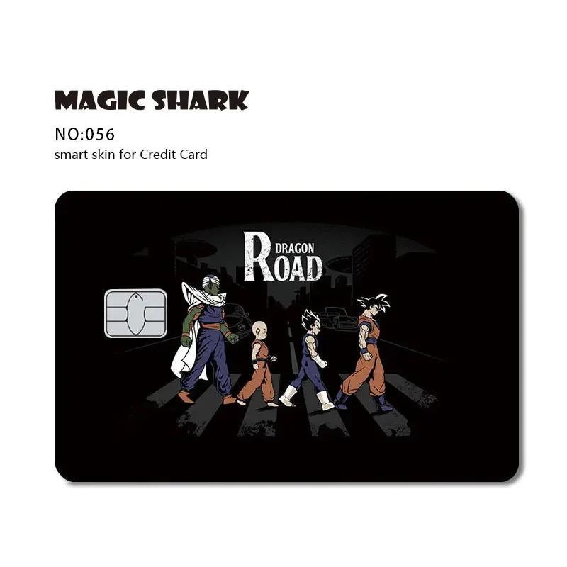 Новая водостойкая наклейка-обложка Skin Cover Skin Sticker с Гоку и Фризой для кредитной, банковской, дебетовой карты, не выцветающая