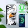 Cool Eagle Phone Case For iPhone17,16,15,14,13 Plus,Pro Max Magnetic For Magsafe Wireless Charging