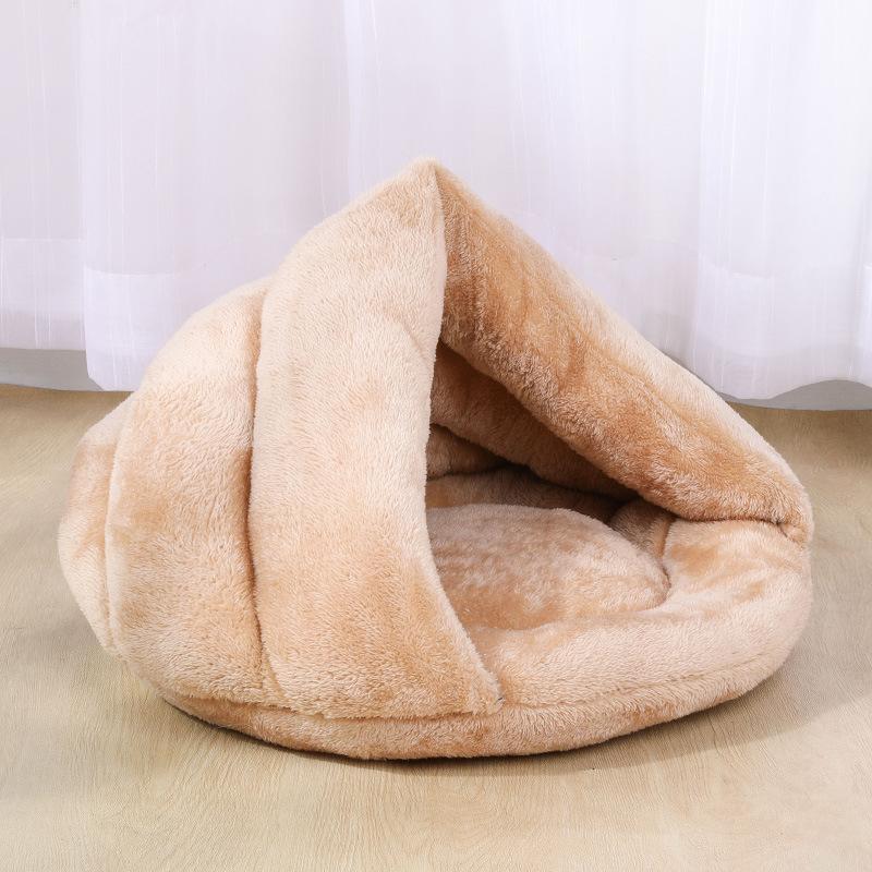 Pet Slipper Style Creative Dog Kennel In Winter Thickened Warm Pet Cat Mat Cat Sleeping Bag Cat Supplies