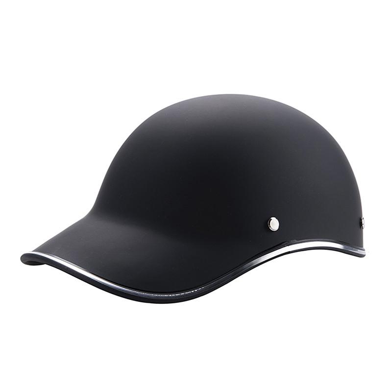 1 шт., бейсбольная кепка, стильная мотоциклетная полушлем, защитная каска для кафе Racer Chopper Scooter, винтажная летняя кепка с половиной лица