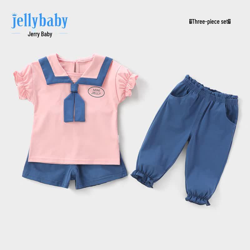 JELLYBABY Летний детский комплект из 3 предметов «Снова в школу»