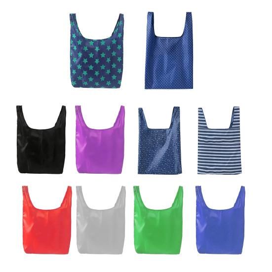 Складная сумка для покупок Многоразовая Прочная тканевая сумка-тоут для продуктов Складная портативная сумка-тоут для покупок в супермаркете Пикника