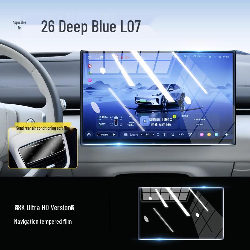 Закаленное Стекло Защитная Пленка для Экрана Changan Deepal L07 для 26 Моделей - Пленка для Автомобильной Навигации и Аксессуар для Интерьера