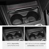 Betterhumz For BMW F30 F32 F34 F35 Car Cup Holder Anti-Slip Pad Storage Box Mat Suede Center Console 3pcs Interior Accessories
