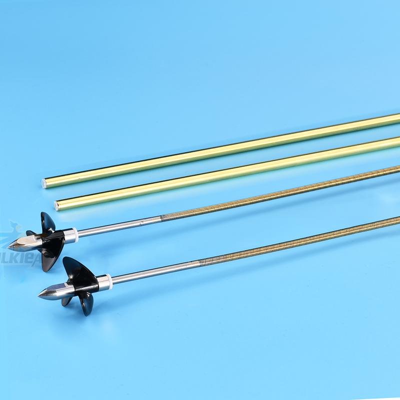 RC Model Boat Shaft Kit 4mm Left/ Right Flexible Axle+Drive Dog + Gasket+3 Blades Proprller + Prop Nut + Brass Tube For RC Boat