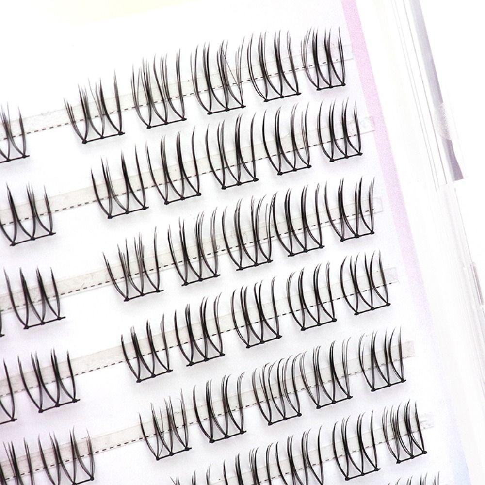 Superfine Segmented Eyelashes Bundles 10 Rows False Eyelashes Clusters  Makeup Tool