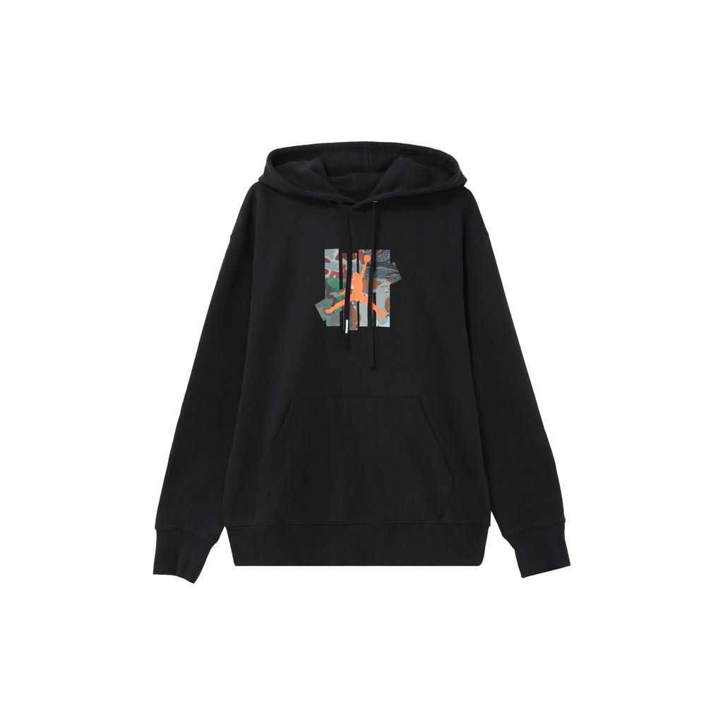 Худи с логотипом из капсульной коллекции Undefeated X Jordan Brand со шнурком Мужское худи Черное DX4300-010
