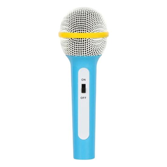 Игрушечный сценический микрофон Образовательный игрушечный микрофон для детей Реалистичный легкий пластиковый Ролевая игра Пение Ведение интервью Подарок для детей