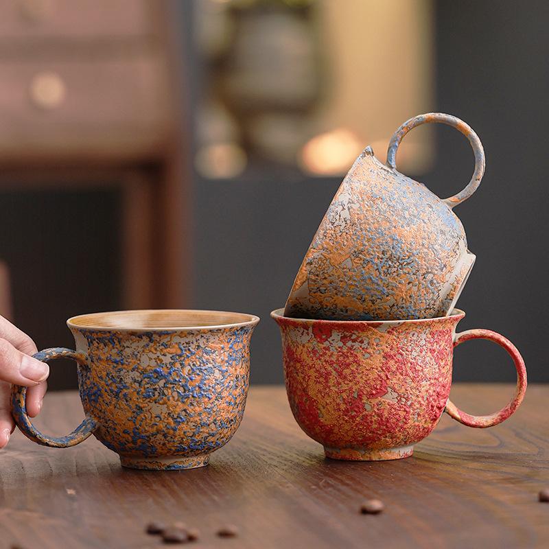Керамическая кофейная чашка в скандинавском стиле, для послеобеденного чая, для американского латте, для латте, чашка-цветок, креативная кружка, бытовая чашка