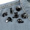 7pcs Black Cat Paint Badge Brooch Set Cute Lovely Alloy Brooch Jewelry Animal Theme Accessories Reviews 4.9 ( 4.9  from  ) All