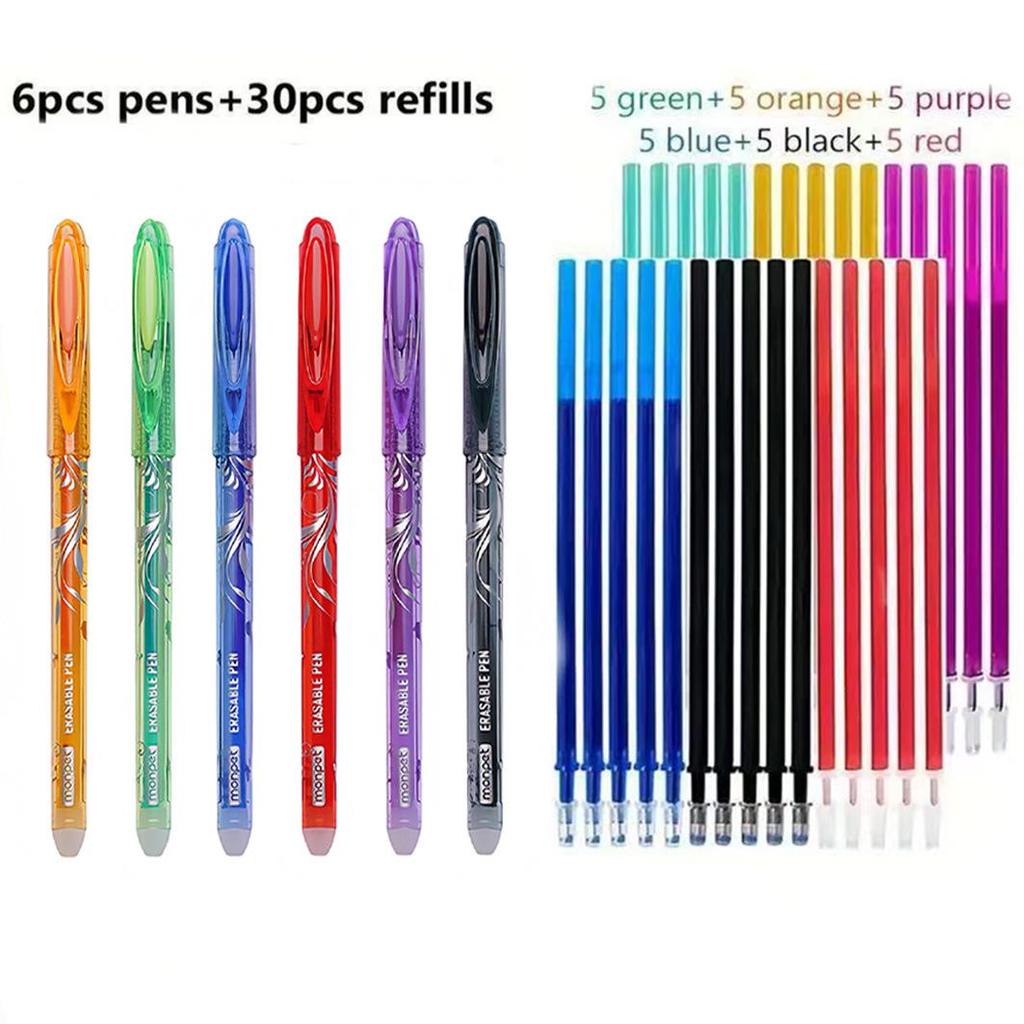 Сине-белая серия термочувствительная стираемая гелевая ручка, 0,5 мм