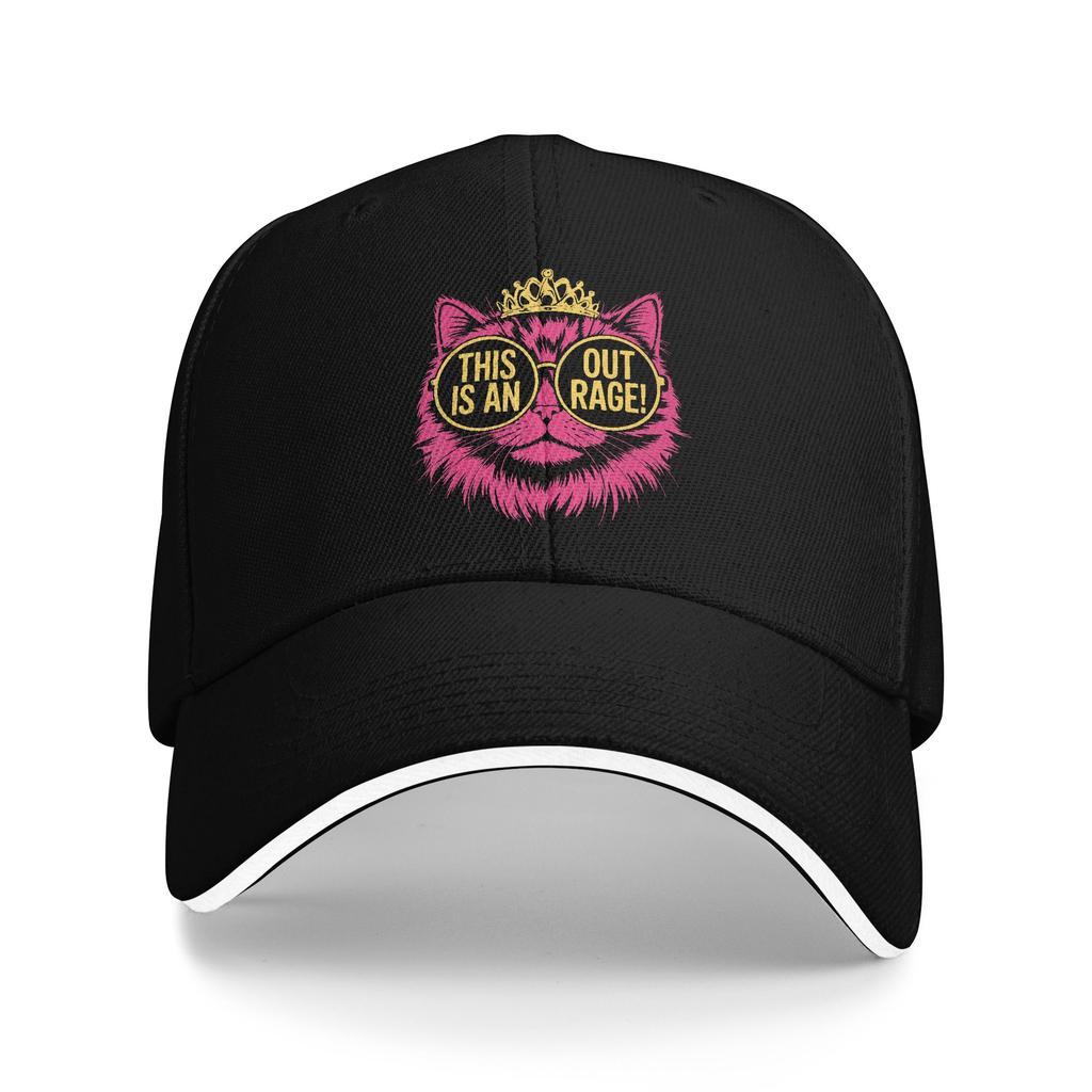 PrincessCat Goddammit Donut Sandwich Baseball Caps Classic Washed Book Funny Snapback Hat Unisex Running Adjustable Adult Hat