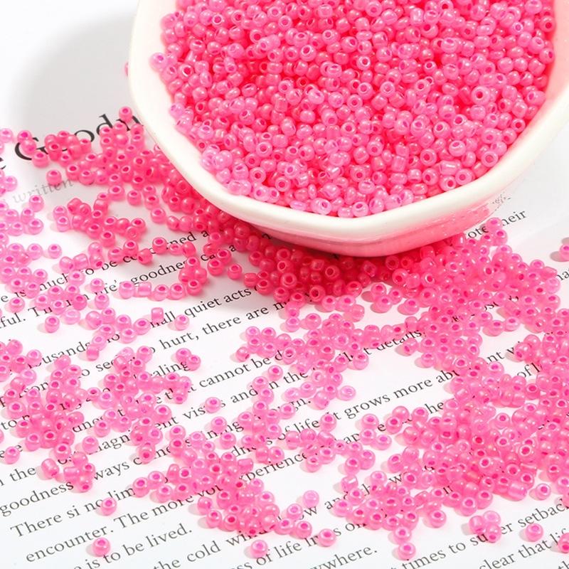 Креативные свободные бусины, сделай сам, изготовление ювелирных изделий, стеклянные бусины, маленькие бусины, 250/500 шт., 2/3 мм, ожерелье, браслет, кулон