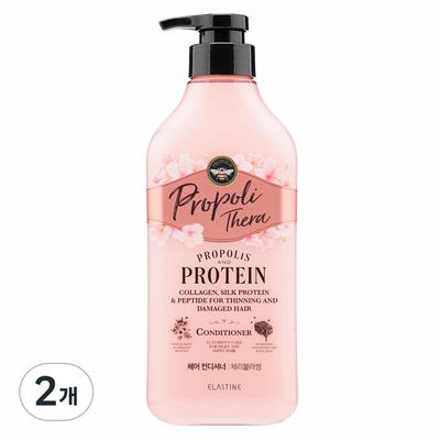 Эластин Прополитера Протеиновый питательный кондиционер для поврежденных волос Аромат цветущей вишни, 2 шт., 500 мл