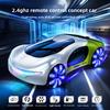 Волшебный RC Трюковой Автомобиль 2.4G Управление Жестами Концепт-кар Ev Со Спреем, Музыкой, Мигающими Светодиодными Огнями Дрифт-игрушка Подарок на День Рождения для Детей
