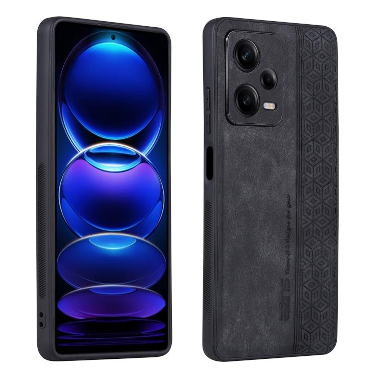 For Xiaomi Redmi Note 12 Pro 5G Global AZNS 3D Embossed Skin Feel Phone Case