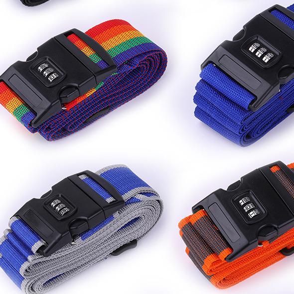 - Крестообразный упаковочный ремень для укрепления багажа с кодовым замком