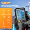 Solar MPPT Meter 1000W PV Module Maximum Power Tester Open Circuit Voltage Short Circuit Current Lmp Vmp Tests