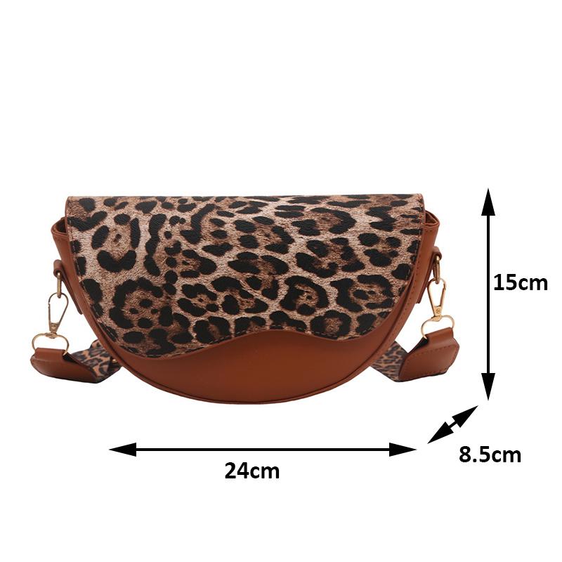 Широкий ремешок, леопардовый принт, сумки кроссбоди для женщин, модная дизайнерская сумка через плечо для повседневного использования, универсальные женские сумки KTY