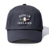1 шт. Бейсболка с принтом DUBLIN для взрослых Минималистичный Ретро Стиль Повседневная Мягкая Регулируемая Кепка Папы Идеально Подходит в Качестве Подарка
