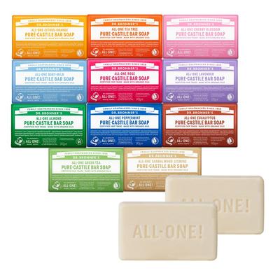 Натуральное кастильское кусковое мыло 140гx2