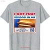 Смешная футболка с мемом про хот-дог I Got That Dog In Me Вирусная цитата винтажная стирка Повседневная мужская Немного дизайнерской одежды Растянутая