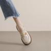 Weiwei Girl 105-6 Platform Loafers Women's Autumn Retro Small Leather Shoes British Style Thick Heel Soft Sole Single Shoes Women